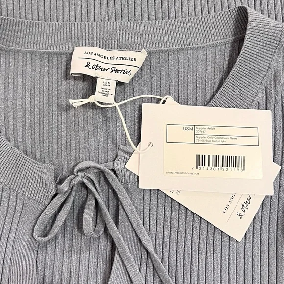 & Other Stories Tie Front Cardigan - Picture 6 of 8